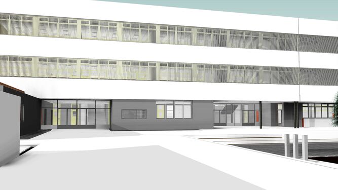 Imagen del proyecto del nuevo instituto de La Granja.